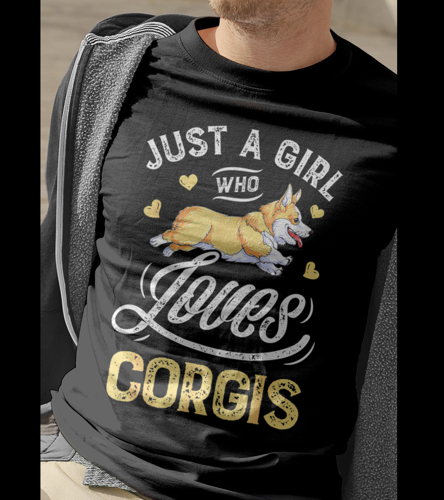 Just A Girl Who Loves Corgis T-Shirt