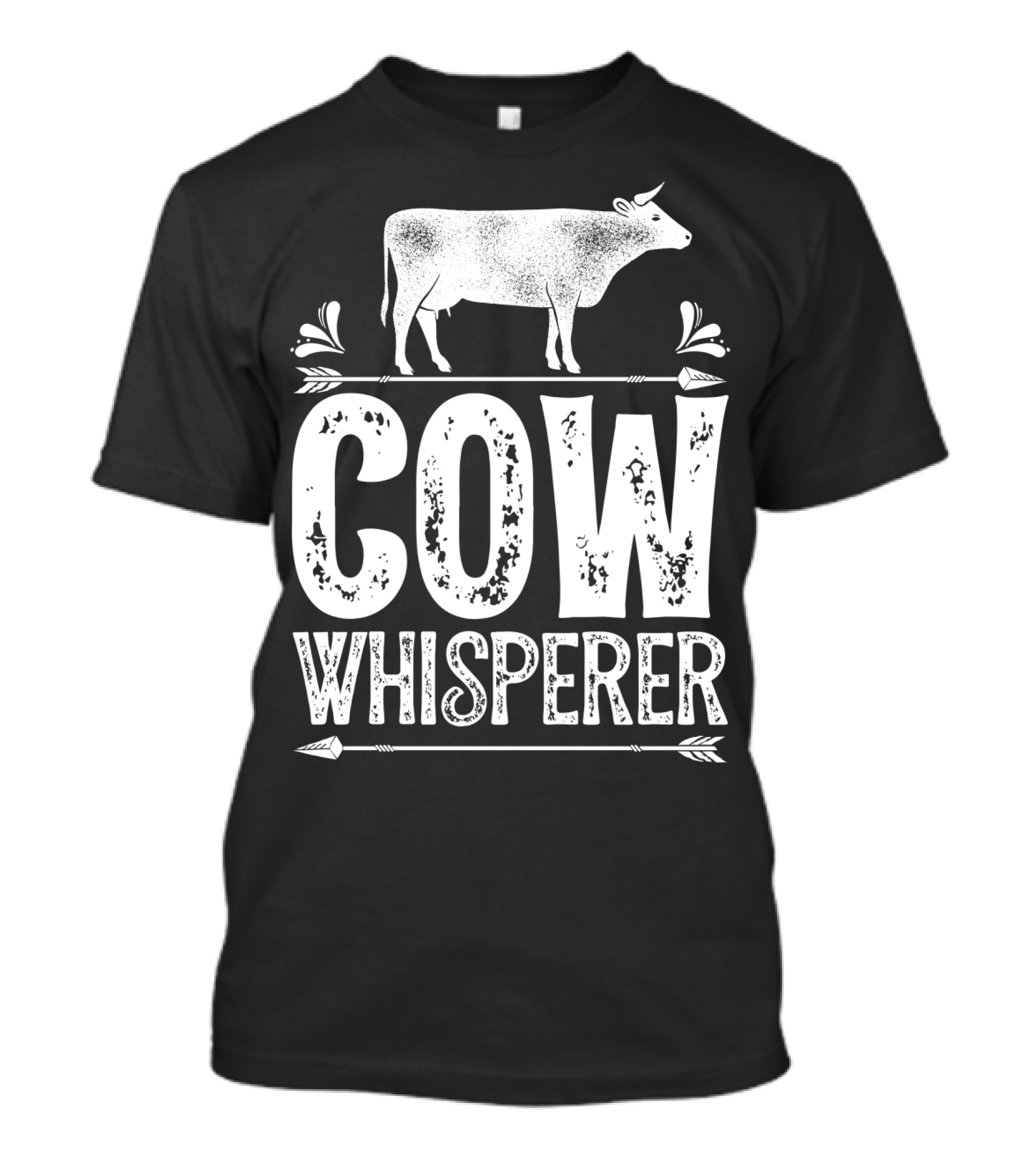 Cow Whisperer Cows Farm Funny Farmer Farming T-Shirt