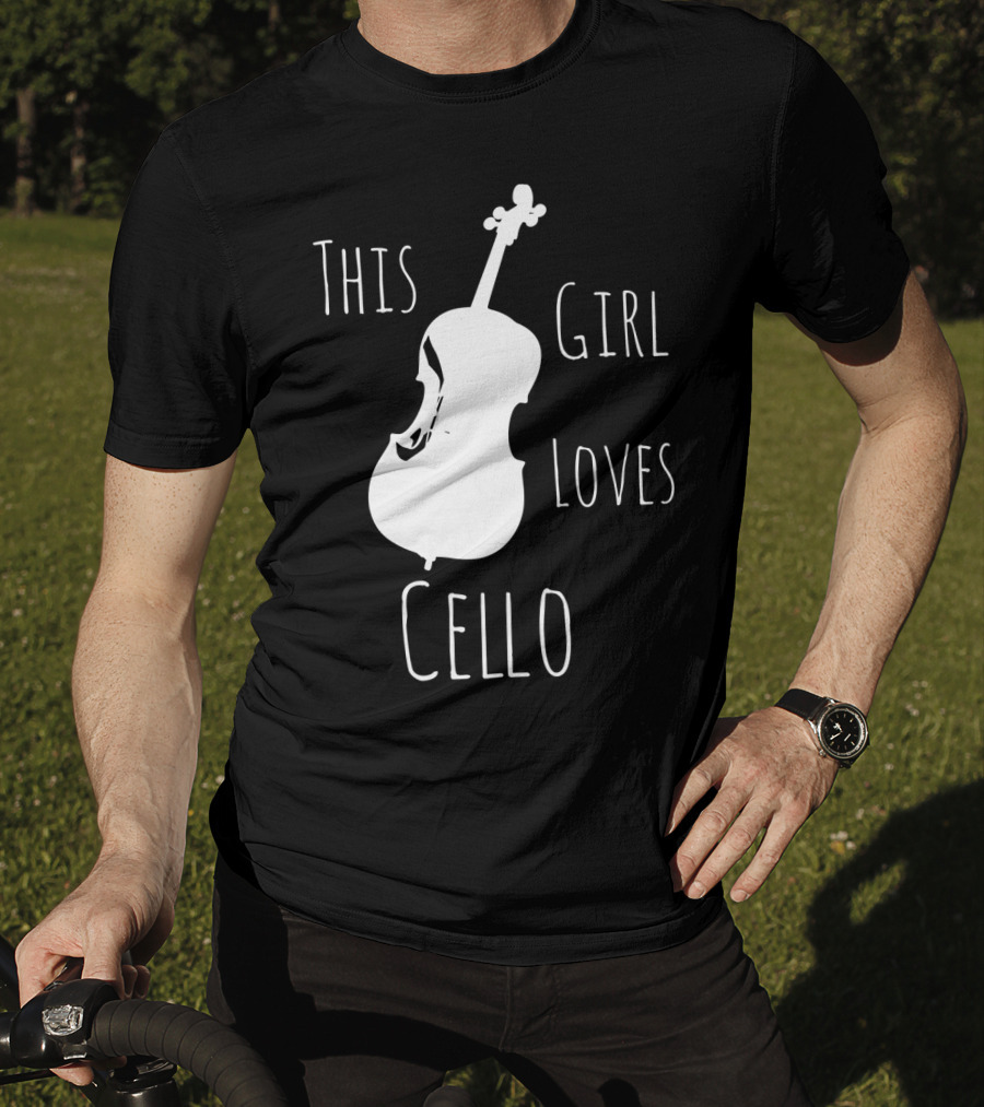 This Girl Loves Cello Fun Cute Girls Clothing T-Shirt