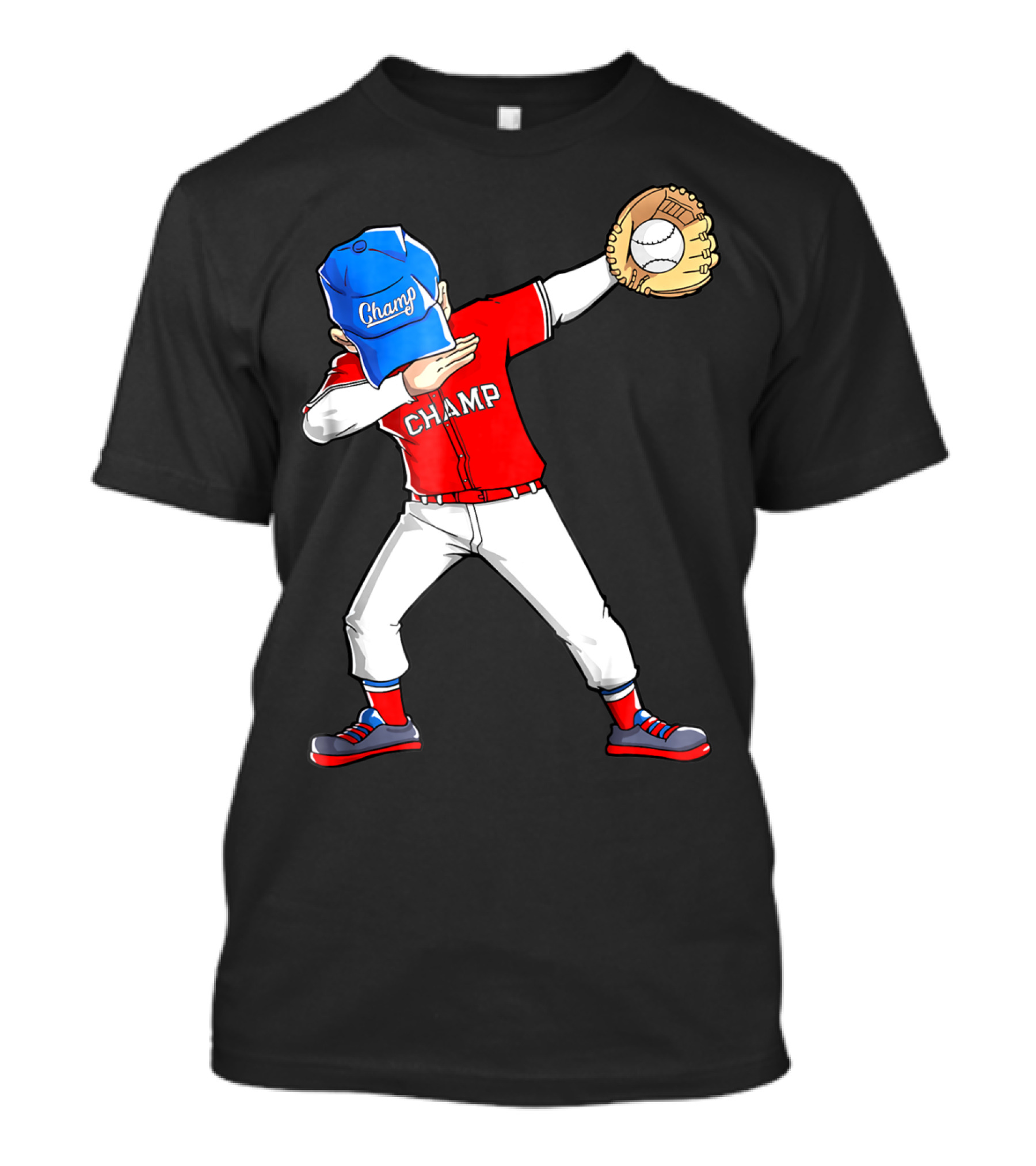 Champ Dabbing Baseball Dab Dance T-Shirt