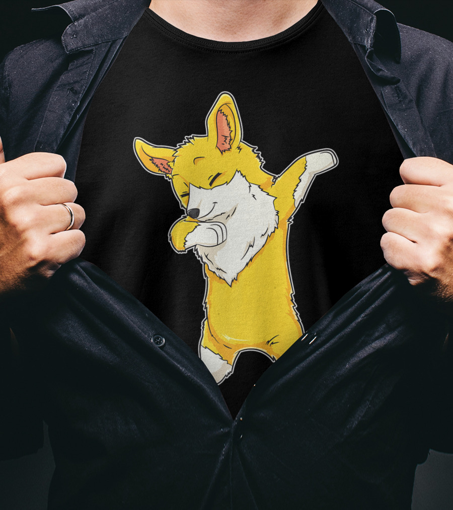 Corgi Dabbing Dance Welsh Corgis Dab T-Shirt