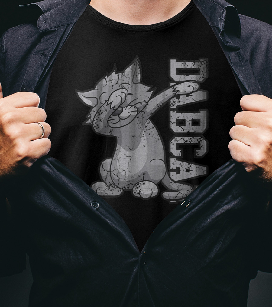 Dabbing Dabcat Vintage Style Iconic Pose T-Shirt
