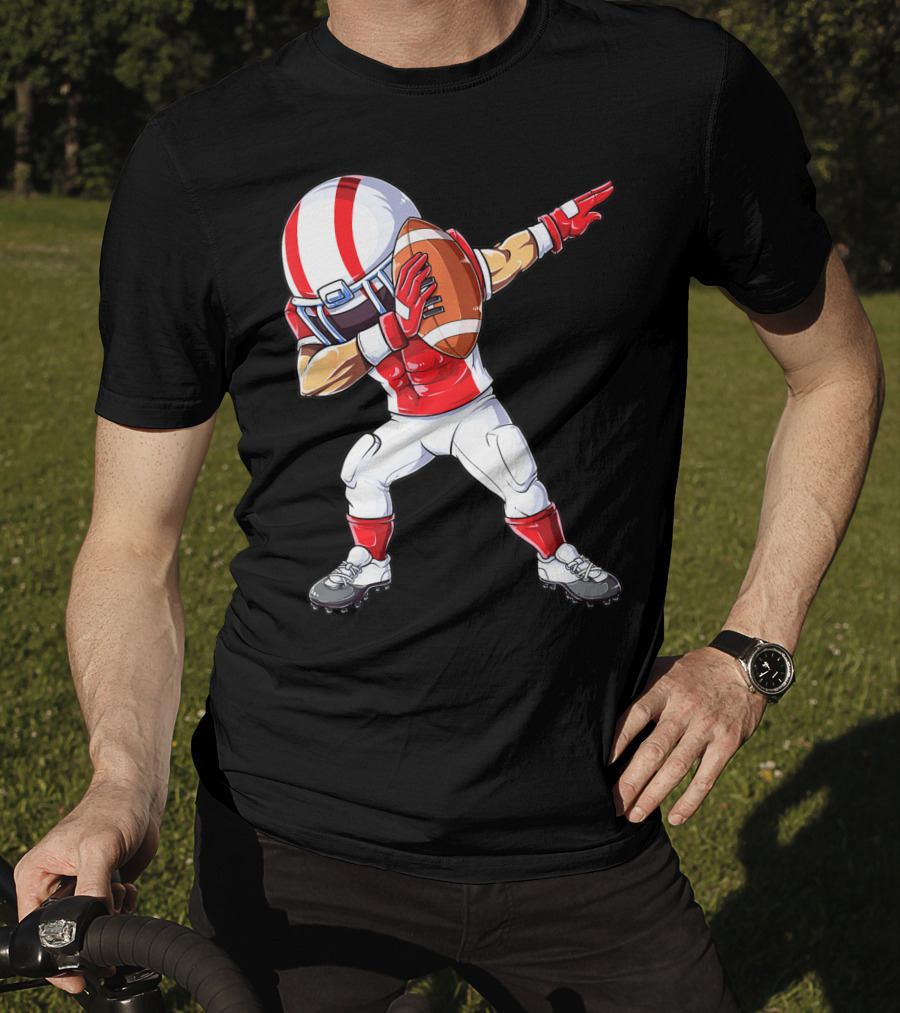 Dabbing Football Player Dab Dance Pose T-Shirt