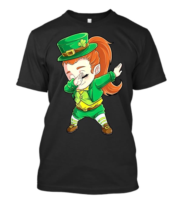Dabbing Leprechaun St. Patrick's Day Animation T-Shirt
