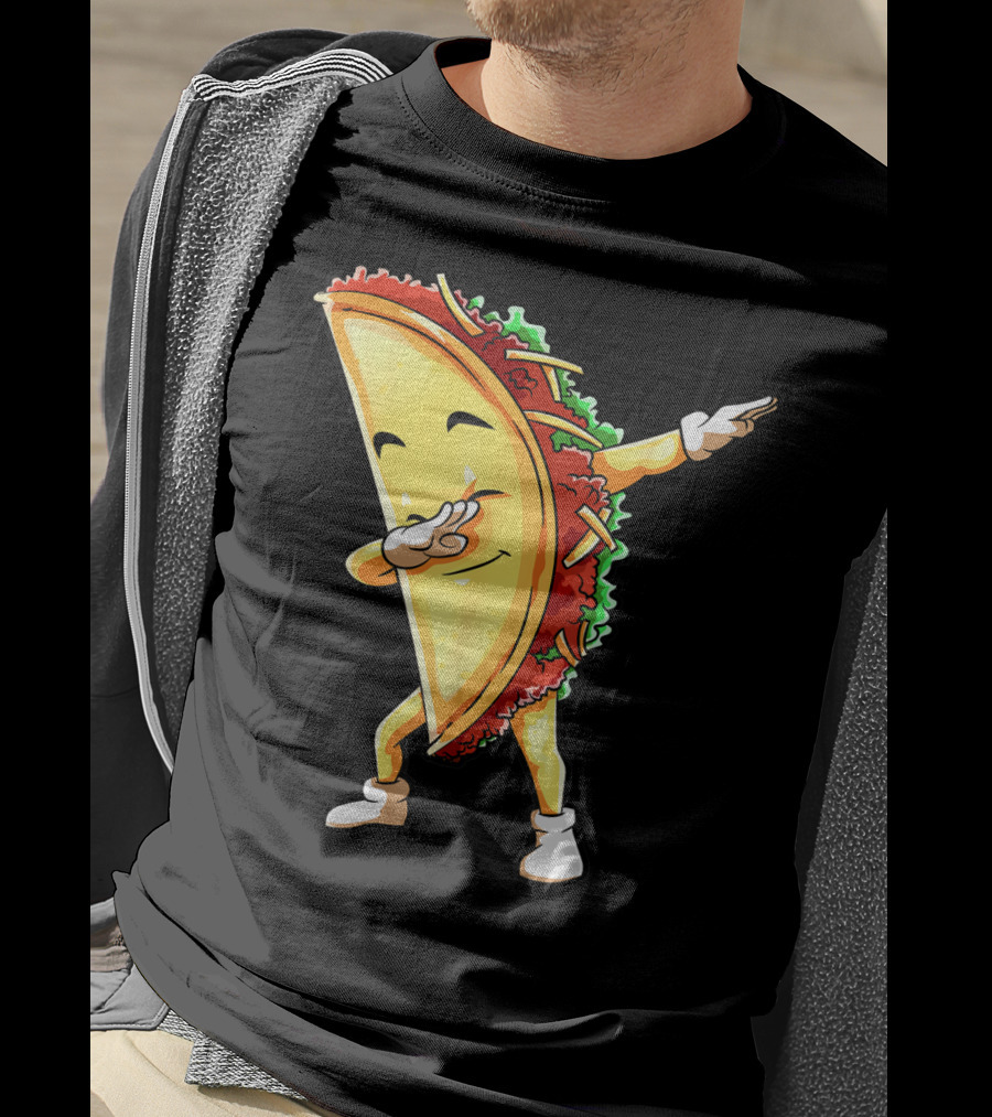 Dabbing Taco Funny Cinco De Mayo Mexican Food Lover Dab T-Shirt