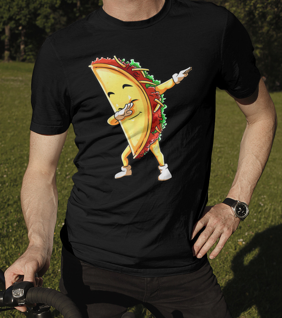 Dabbing Taco Funny Cinco De Mayo Mexican Food Lover Dab T-Shirt