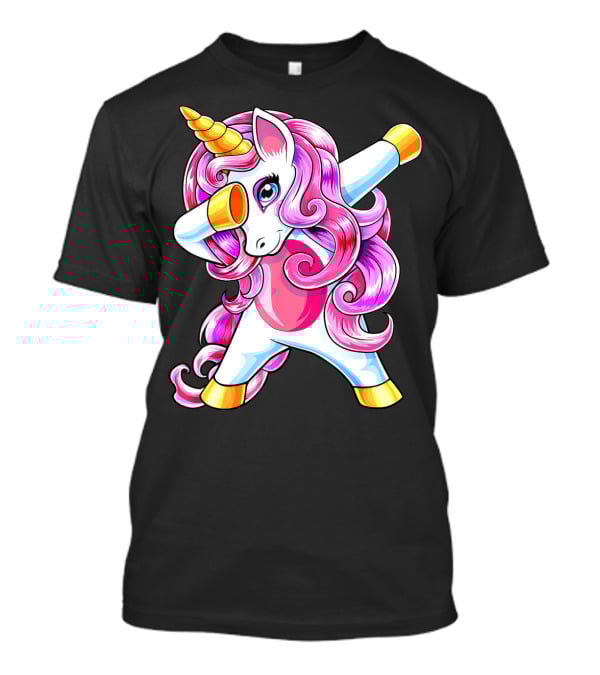 Dabbing Unicorn Birthday Girls Cute Unicorn T-Shirt