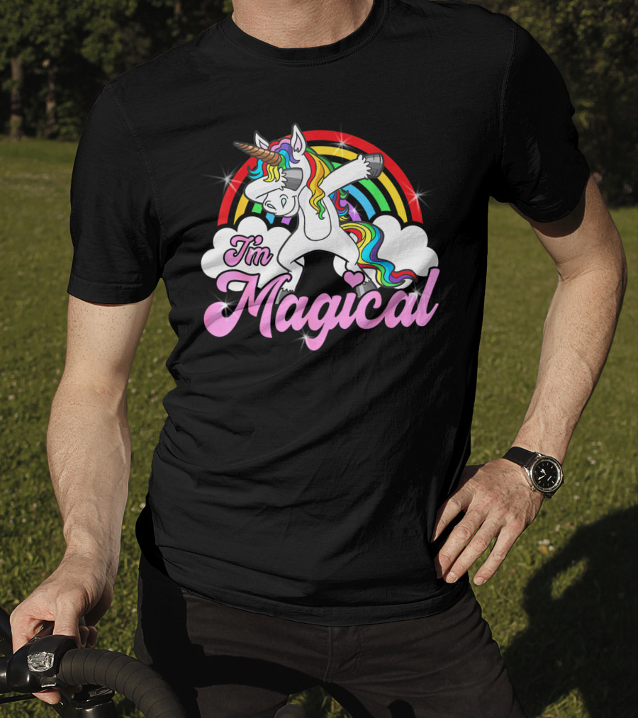 I'm Magical Dabbing Unicorn Rainbow T-Shirt