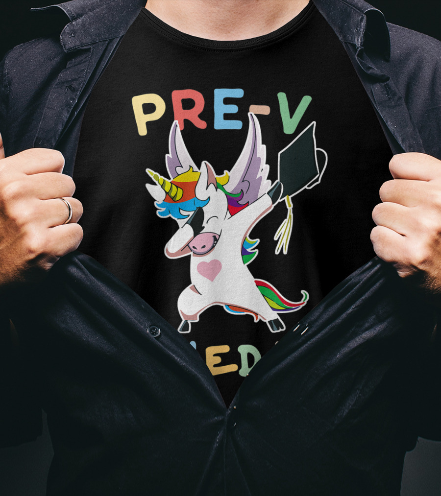 PRE-K Nailed It Dabbing Unicorn Graduate Graduation T-Shirt