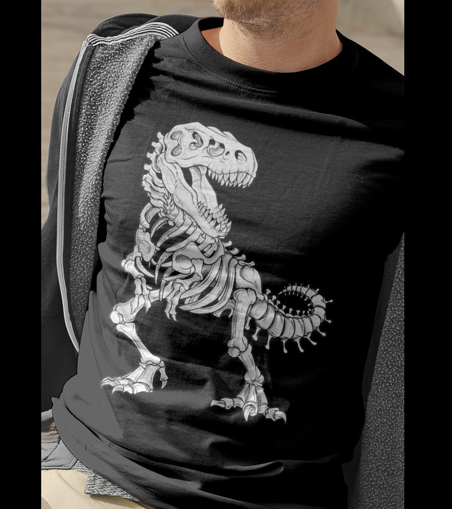 Dinosaur Skeleton T-Rex Fossil T-Shirt