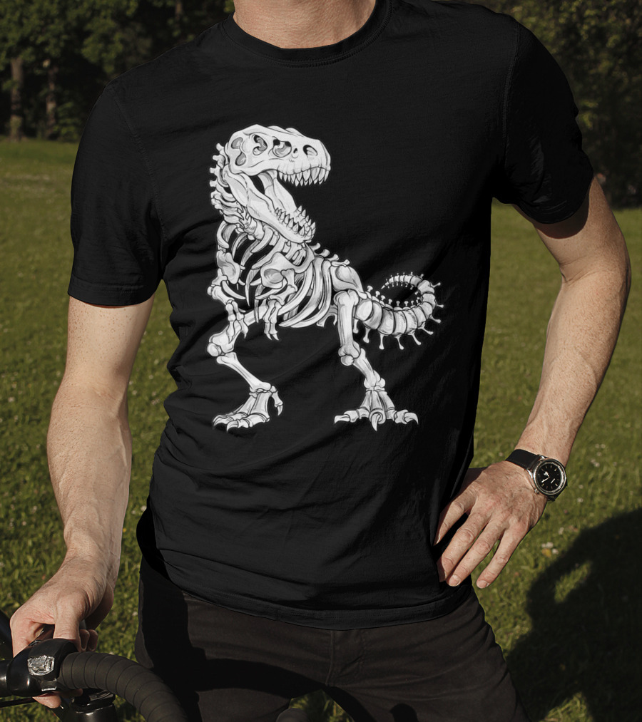 Dinosaur Skeleton T-Rex Fossil T-Shirt
