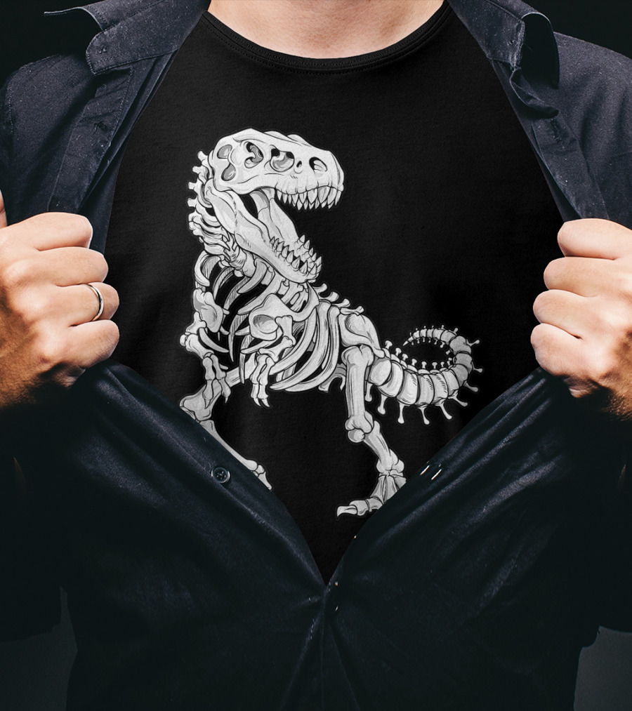 Dinosaur Skeleton T-Rex Fossil T-Shirt