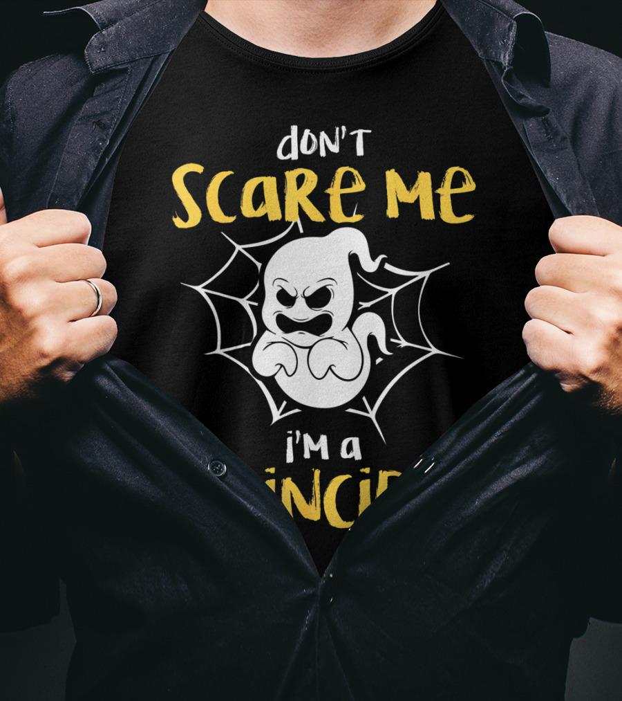 Don't Scare Me I'm A Principal Teacher Halloween Ghost Boo T-Shirt