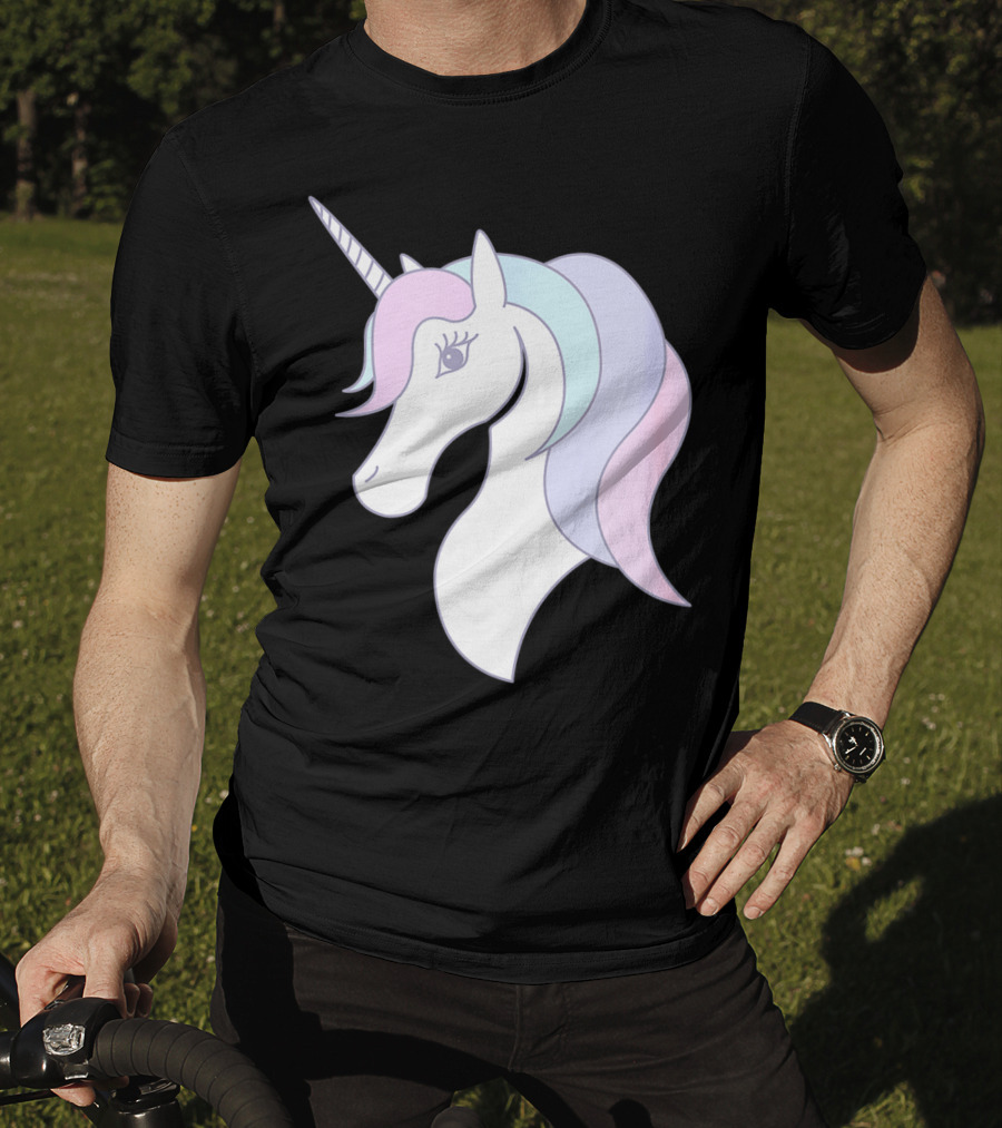 Fabulous Unicorn Pastel Colors For Women Girls T-Shirt