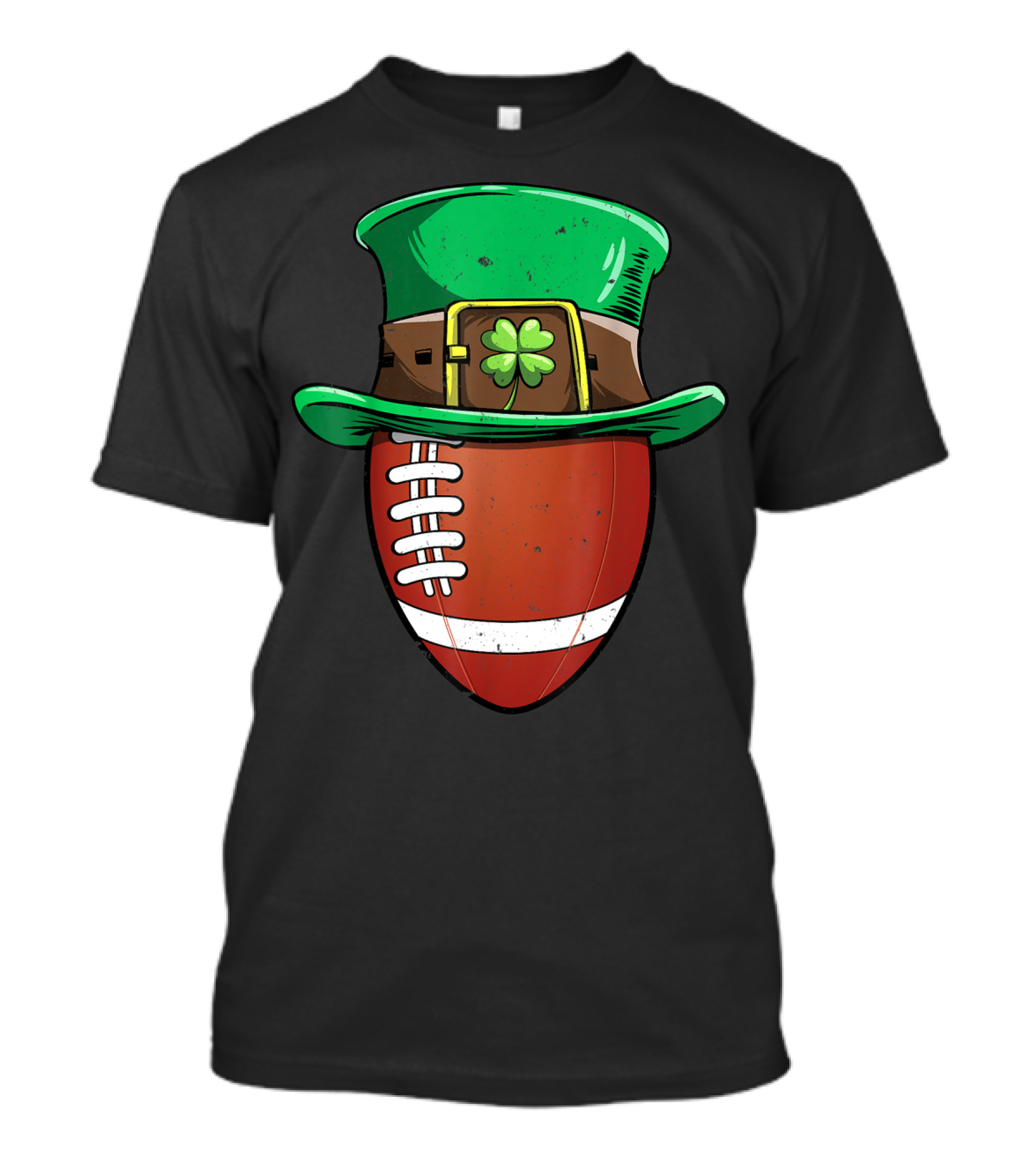 Football Leprechaun Hat St Patricks Day Boys T-Shirt