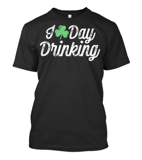 I Shamrock Day Drinking St Patricks Day Women Men Beer T-Shirt