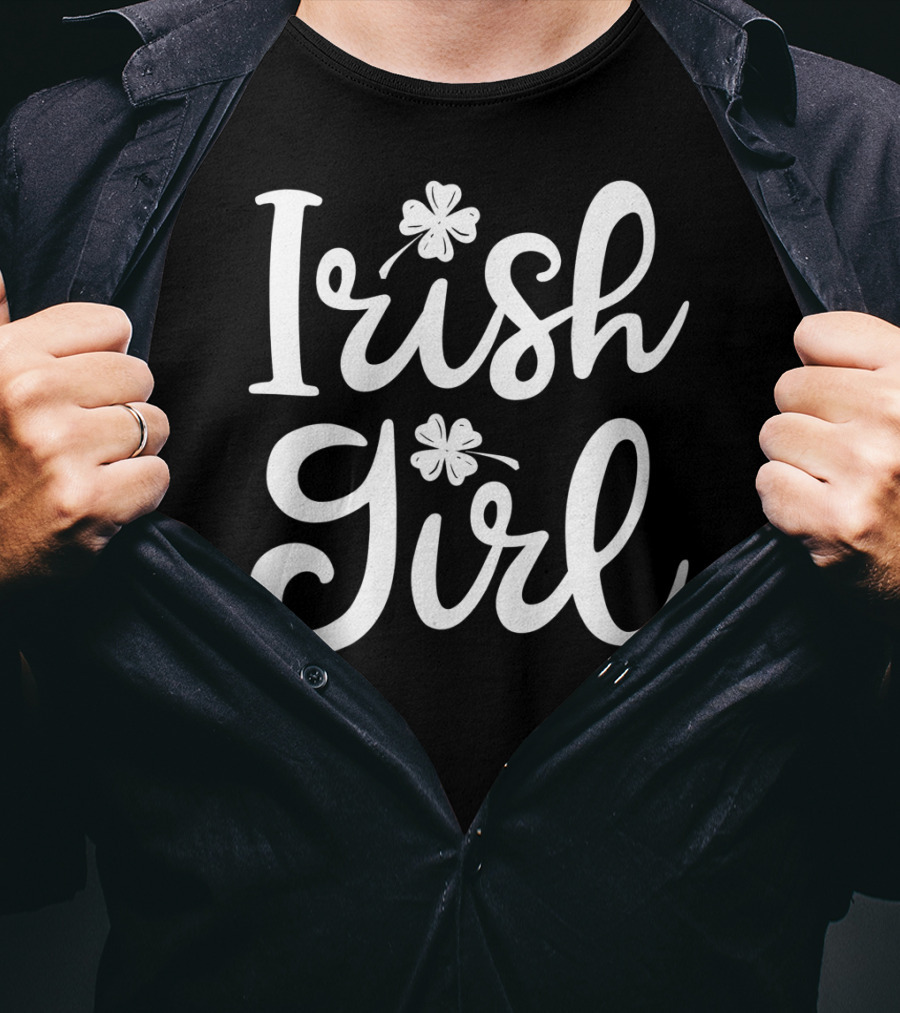 Irish Girl Shamrock St Patricks Day Irish Women T-Shirt