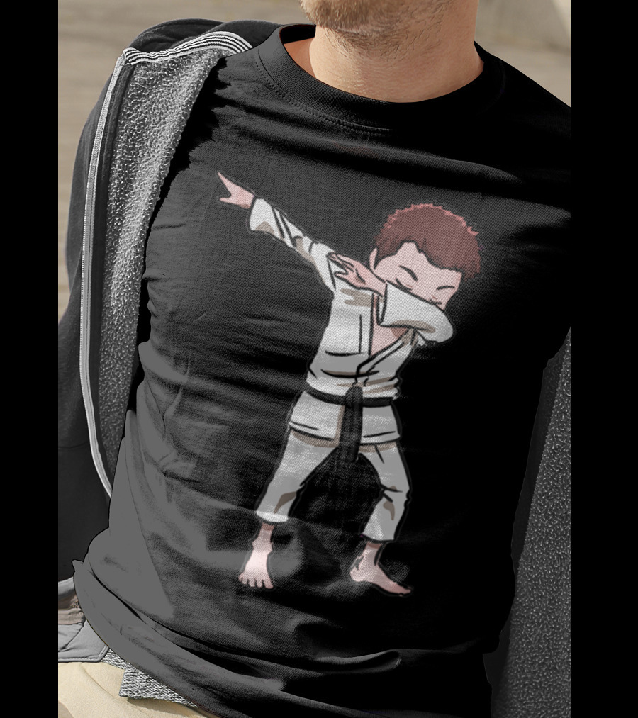 Karate Taekwondo Dabbing Boy Funny Dab Martial Arts Kid T-Shirt