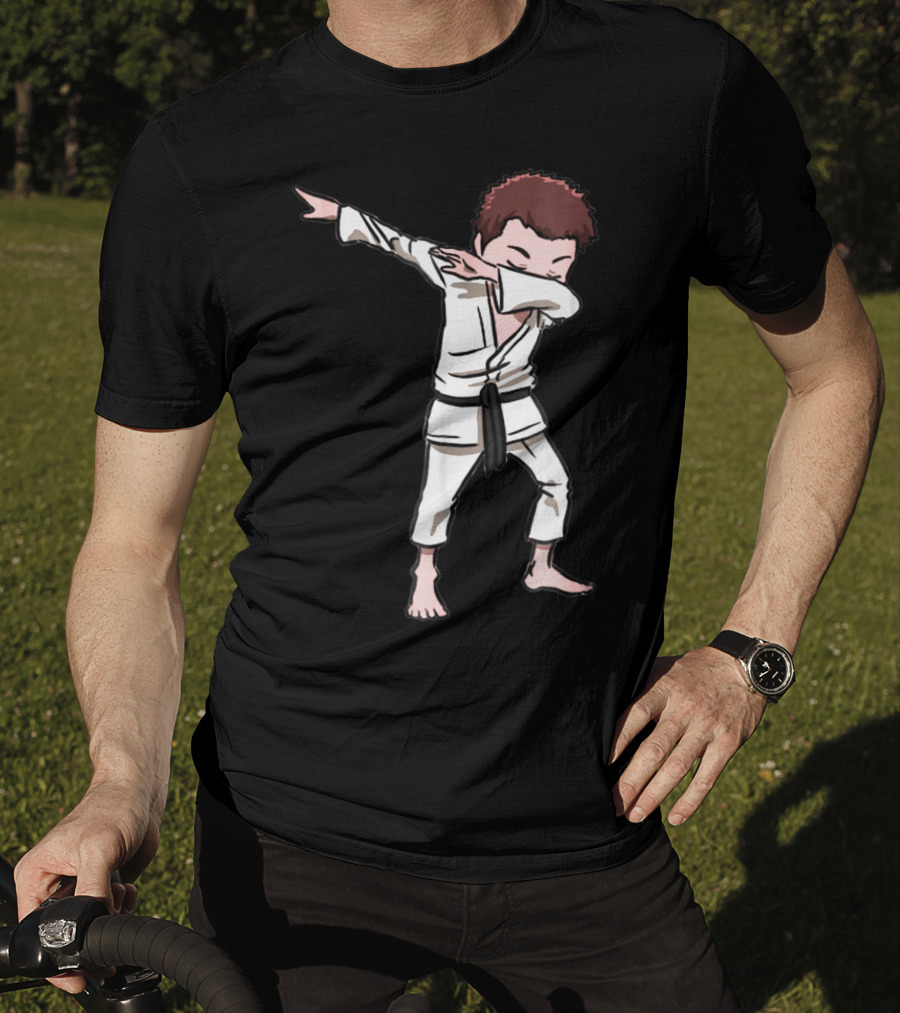 Karate Taekwondo Dabbing Boy Funny Dab Martial Arts Kid T-Shirt