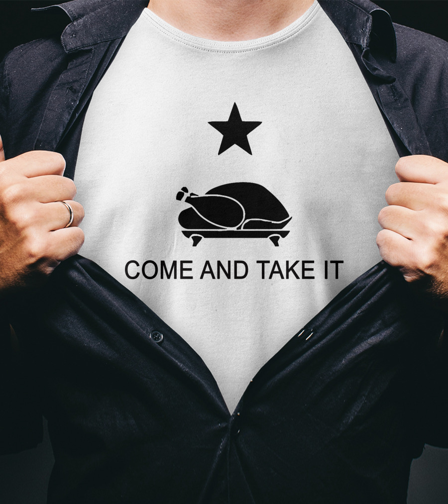 Thanksgiving Come And Take It Star Turkey T-Shirt