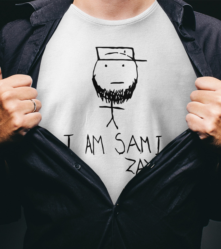 I Am Sami Zayn Stick Figure Drawing T-Shirt