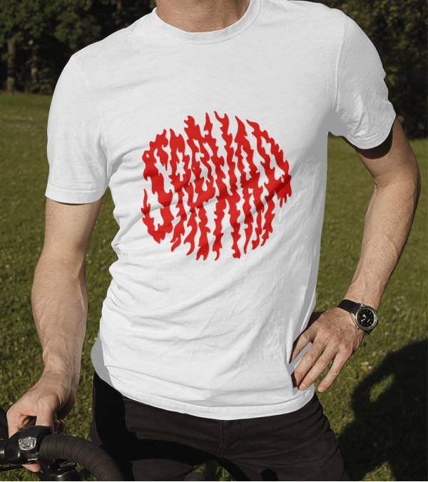 Sapnap Flame Name Red Fiery Merchandise T-Shirt