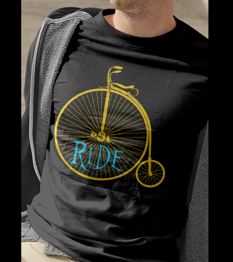 Ride The Penny Farthing Bicycle T-Shirt