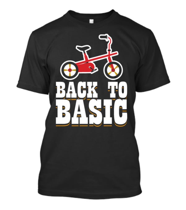 Back To Basic Red Tricycle T-Shirt
