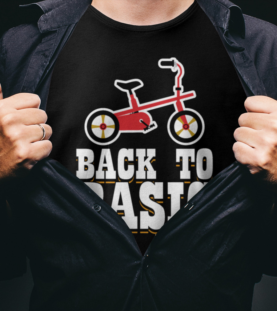 Back To Basic Red Tricycle T-Shirt