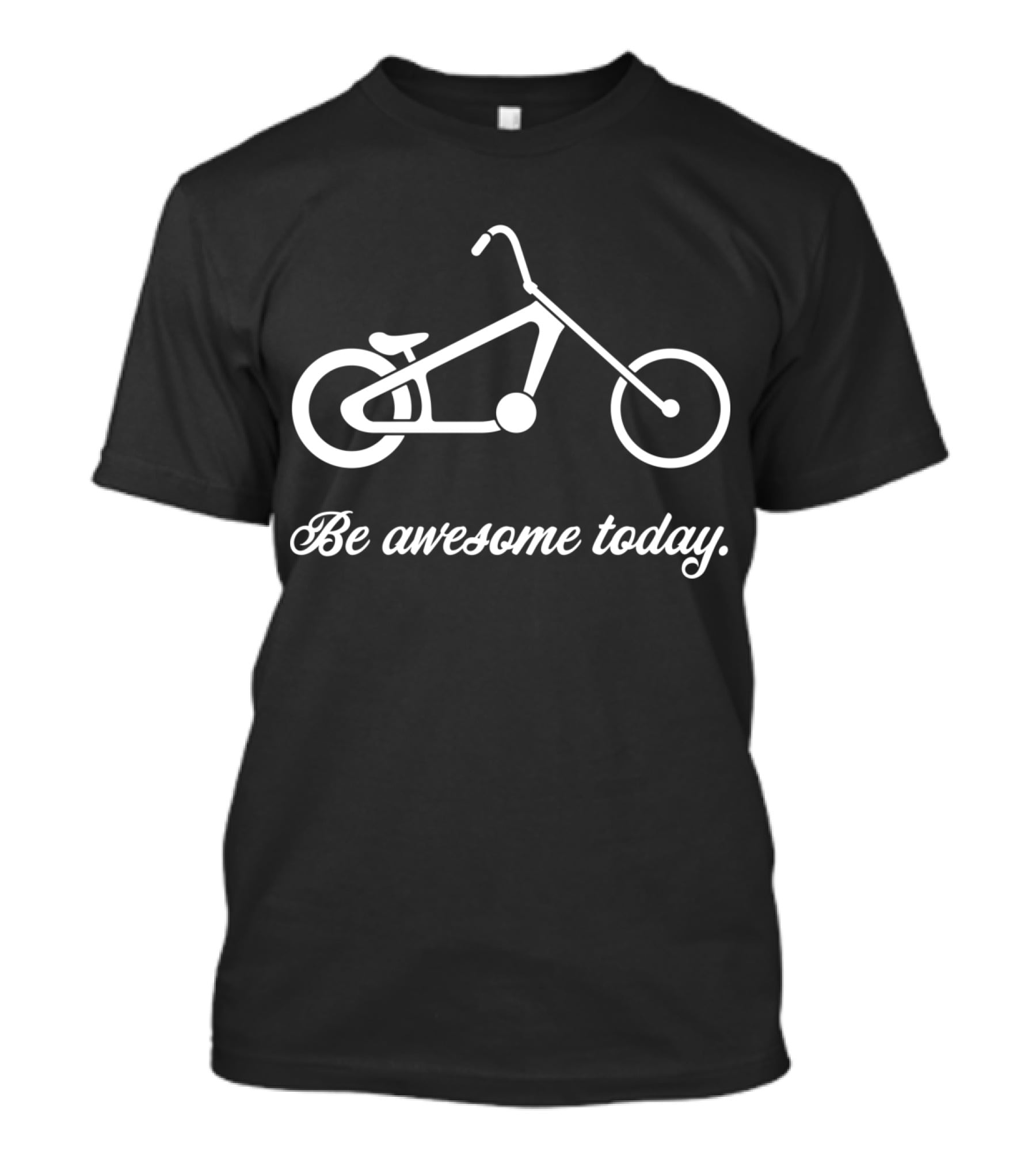 Be Awesome Today Bicycle T-Shirt