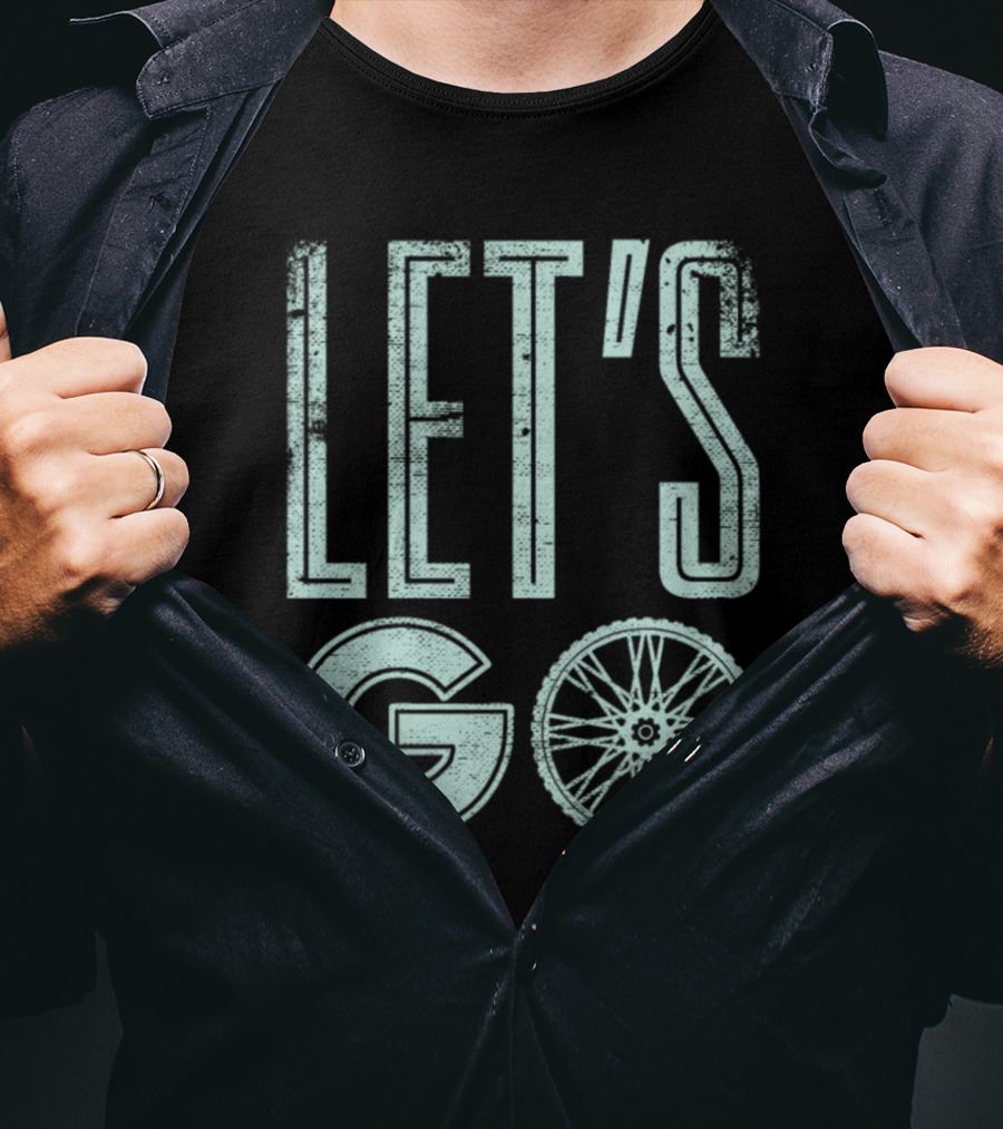 LET'S GO Bicycle Hobby Riding Bike Racer T-Shirt