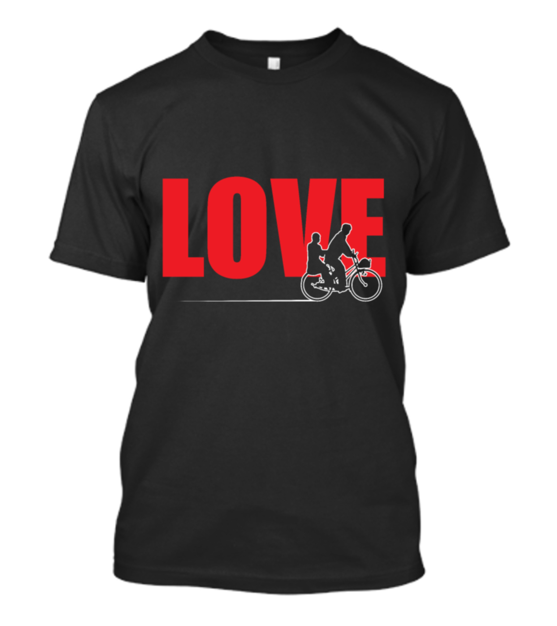 LOVE Bicycle Sport Hobby Riding Bike T-Shirt
