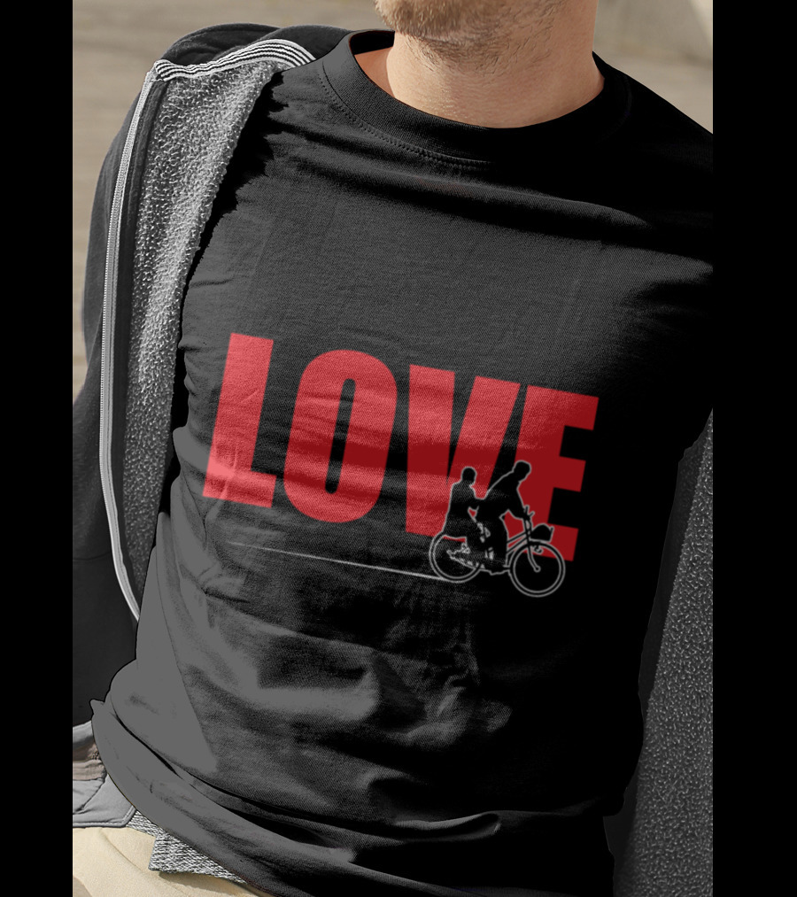 LOVE Bicycle Sport Hobby Riding Bike T-Shirt