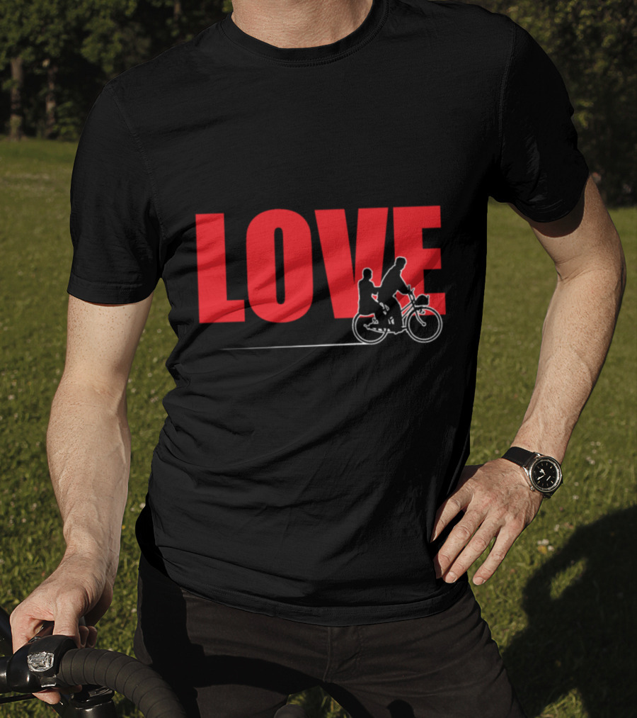 LOVE Bicycle Sport Hobby Riding Bike T-Shirt