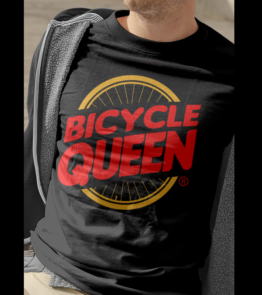 Bicycle Queen Bicycle Wheel T-Shirt