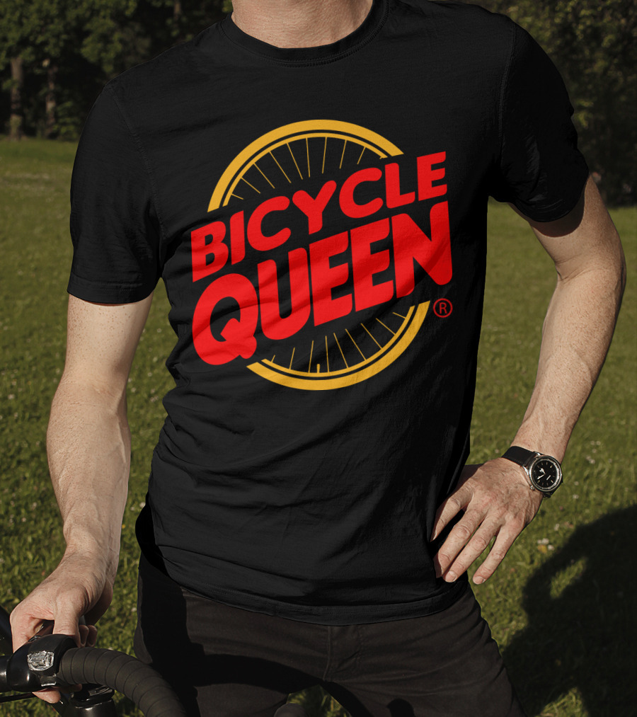 Bicycle Queen Bicycle Wheel T-Shirt