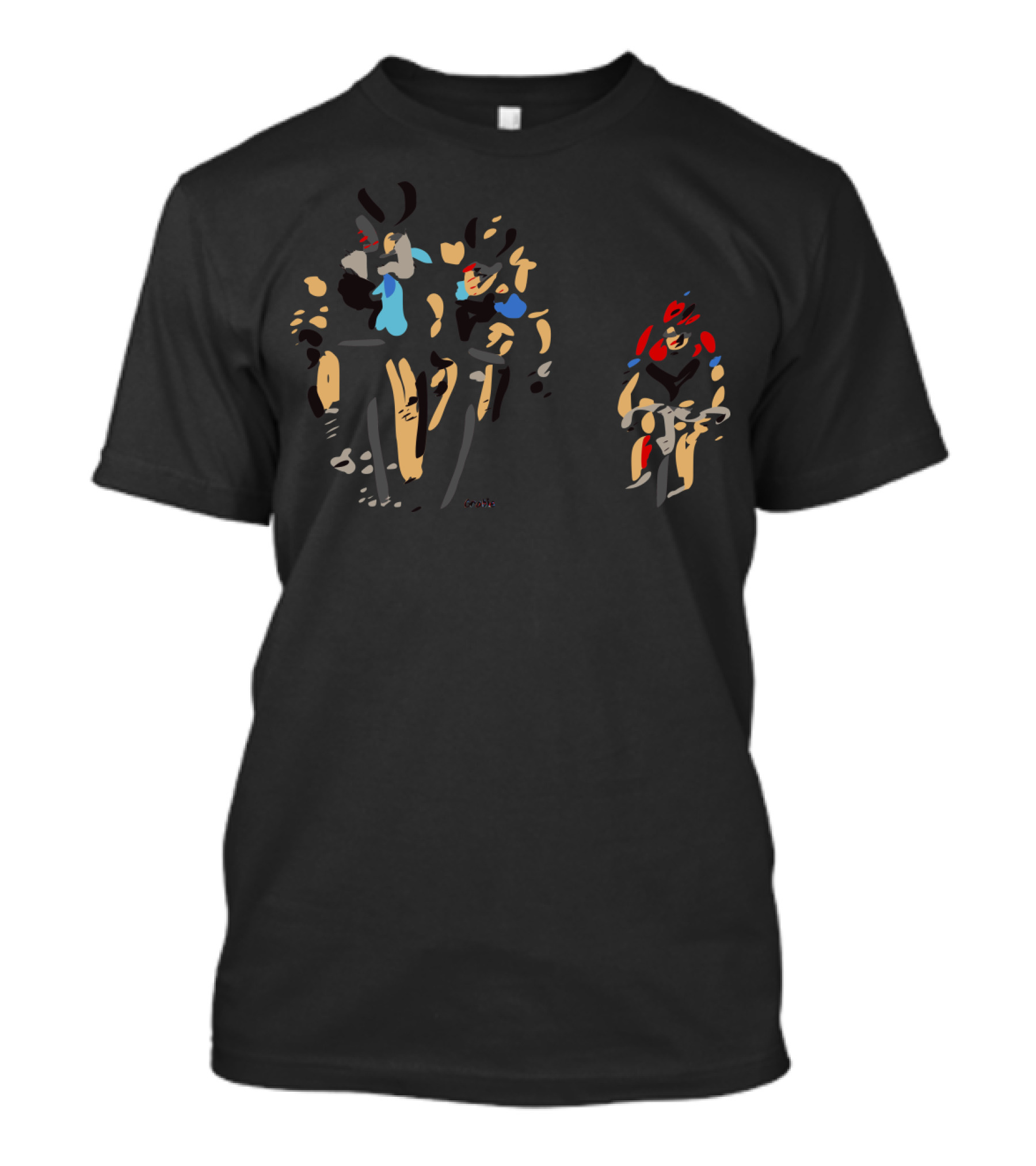 Bicycle Race Cyclists Abstract T-Shirt