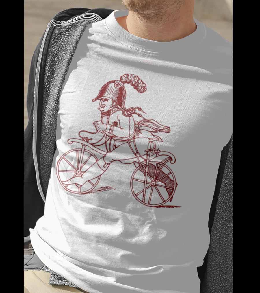 Napoleon France Bicycle Riding T-Shirt