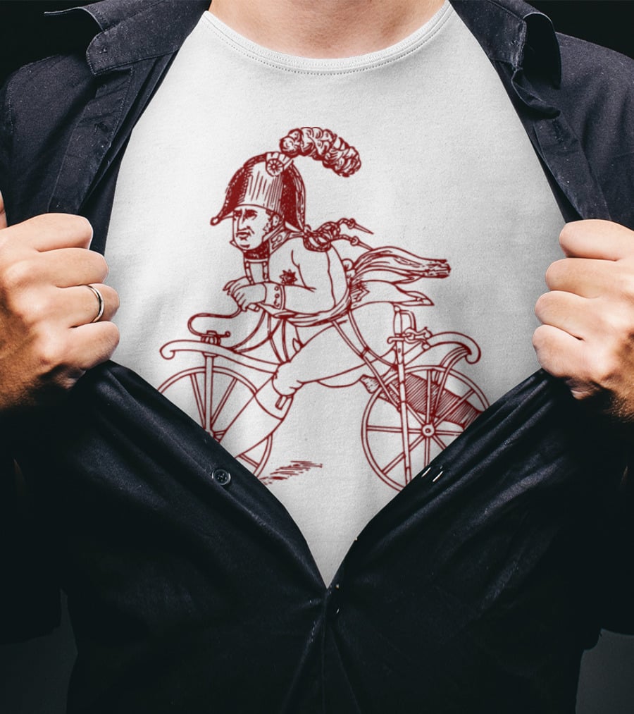 Napoleon France Bicycle Riding T-Shirt