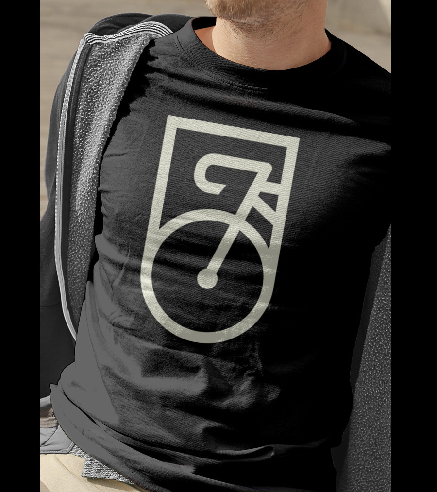 Bike Shield Icon Minimalist T-Shirt