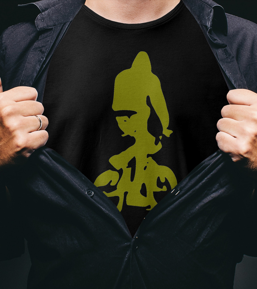 BMX Rider Silhouette In T-Shirt