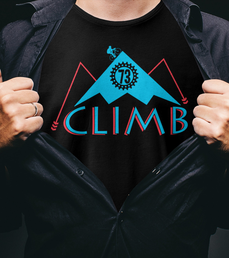 CLIMB 73 Mountain Biking Adventure T-Shirt