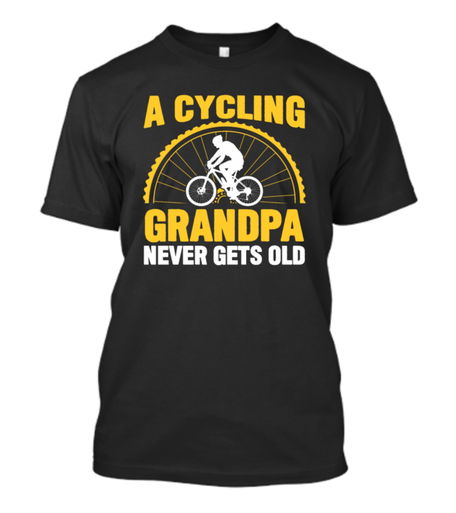 A Cycling Grandpa Never Gets Old T-Shirt