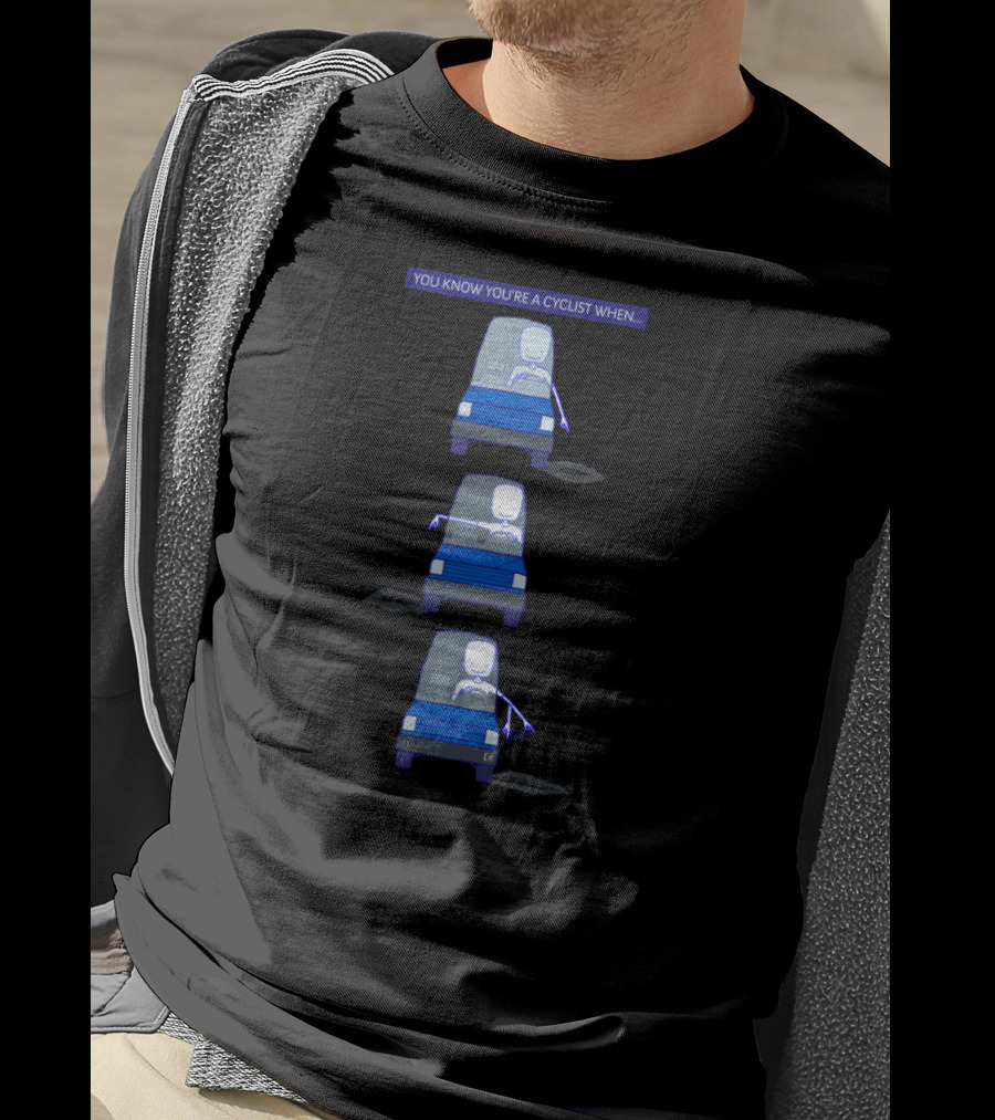 You Know You're A Cyclist When Pothole Avoidance Skills Appear T-Shirt