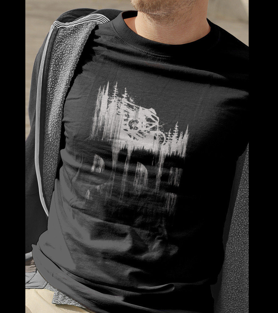 Mountain Bike Drop And Ride Forest Adventure T-Shirt