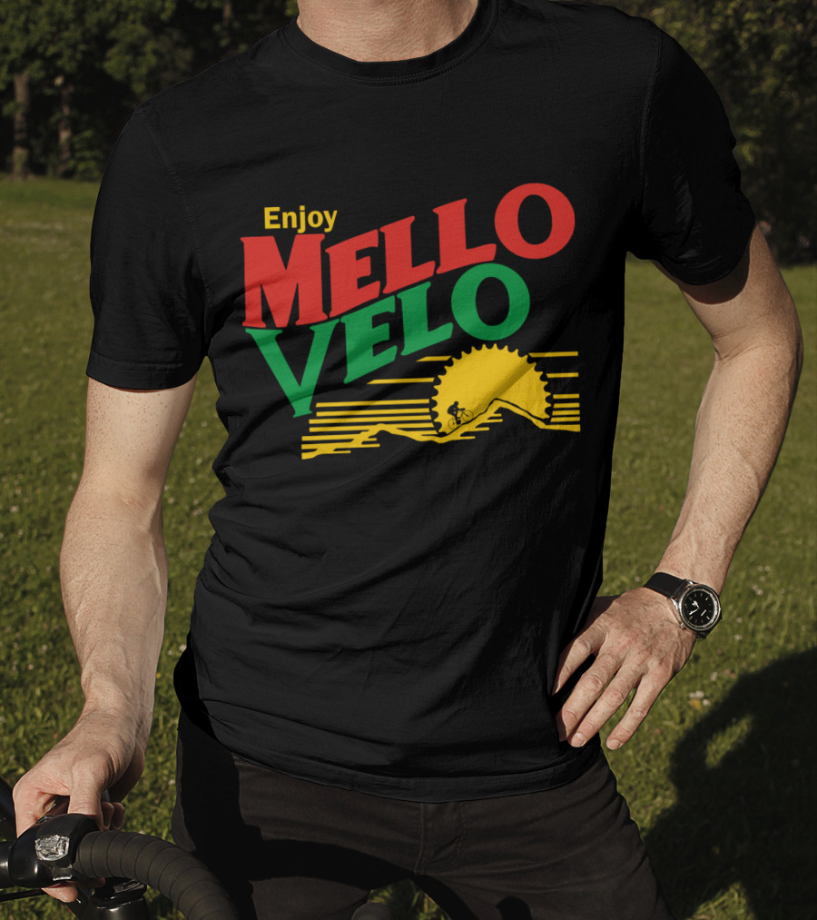 Enjoy Mello Velo Bicycle Adventure T-Shirt