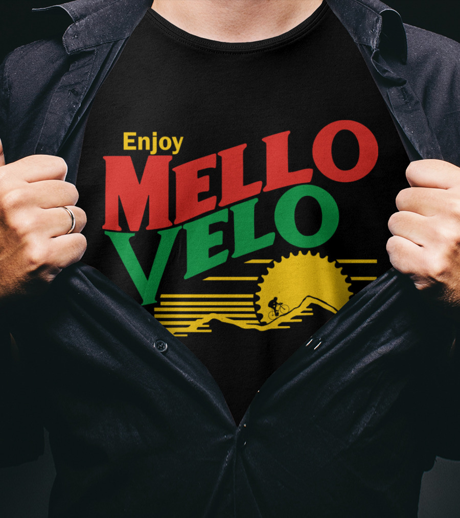 Enjoy Mello Velo Bicycle Adventure T-Shirt