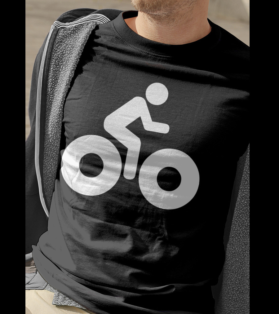 Fat Bike Iconic Cyclist T-Shirt