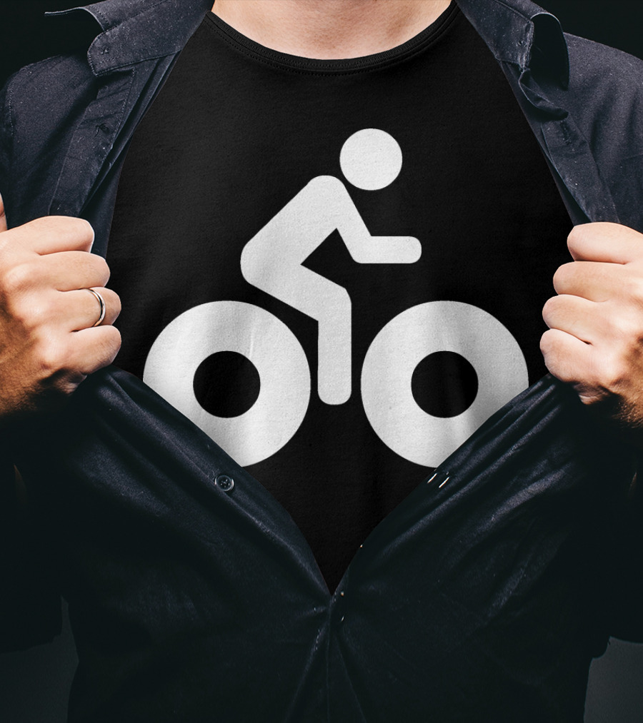 Fat Bike Iconic Cyclist T-Shirt