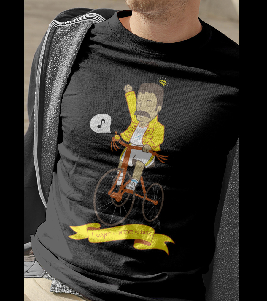Freddie I Want To Ride My Bike T-Shirt